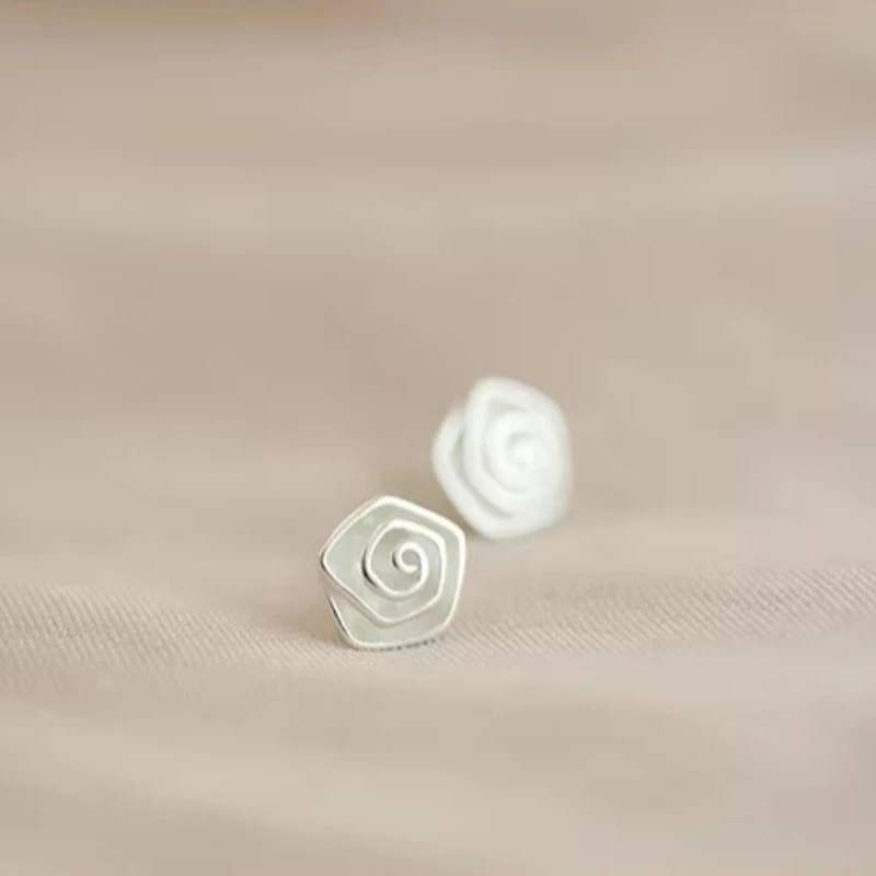 REETI 925 sterling silver rose stadniny kolczyki dla kobiet elegancka biżuteria ślubna pendientes mujer moda 2019 Brincos — zdjęcie 5