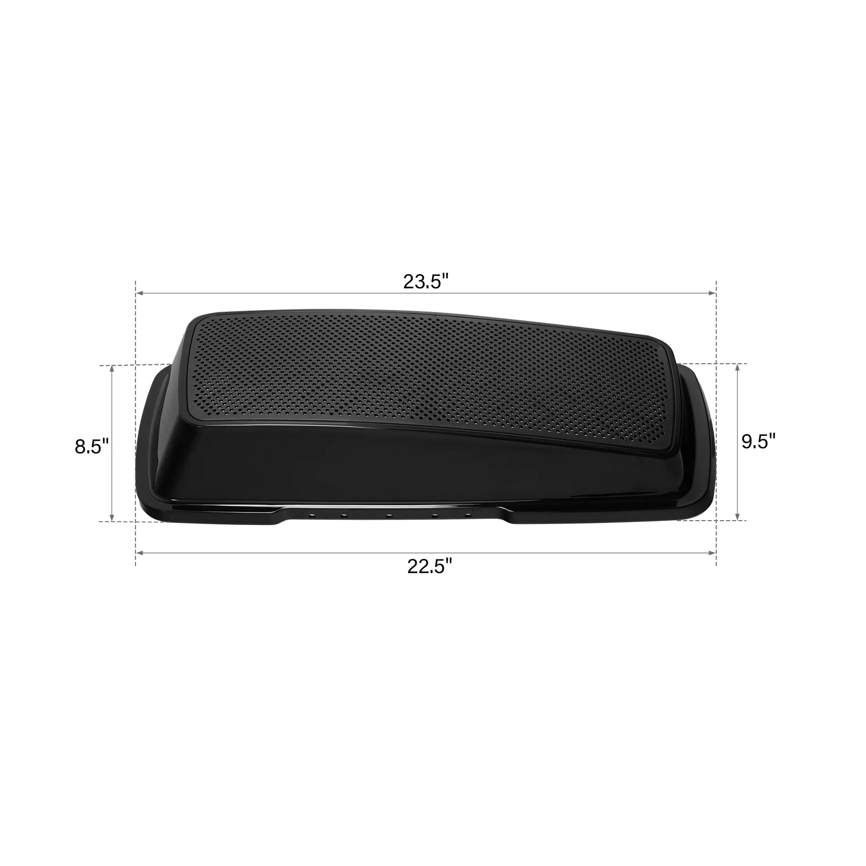 Motocykl 6 "x 9" Saddlebag z dwoma pokrywami głośników z grillem dla Harley Touring Road King przemieszczanie się po ulicy 1993-2013 2010 2011 — zdjęcie 3