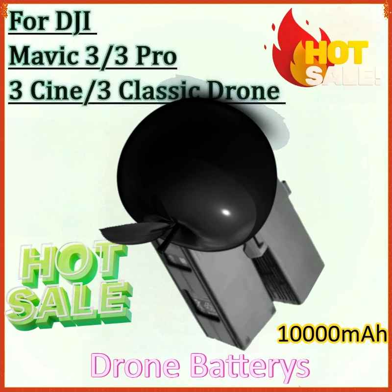 

10000mAh 77Wh for DJI Mavic 3/3 Cine/3 Pro/3 Classic Drone Intelligent Flight Rechargeable Battery Flight Long Time Spare Parts