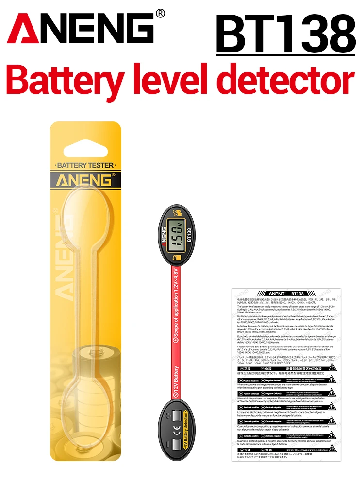 ANENG RT01 Digitale Auto Batterij Relais Tester 11-25V Spanning Universele BT138 Batterij Niveau Tester Draagbare Reparatie Detectie Gereedschap
