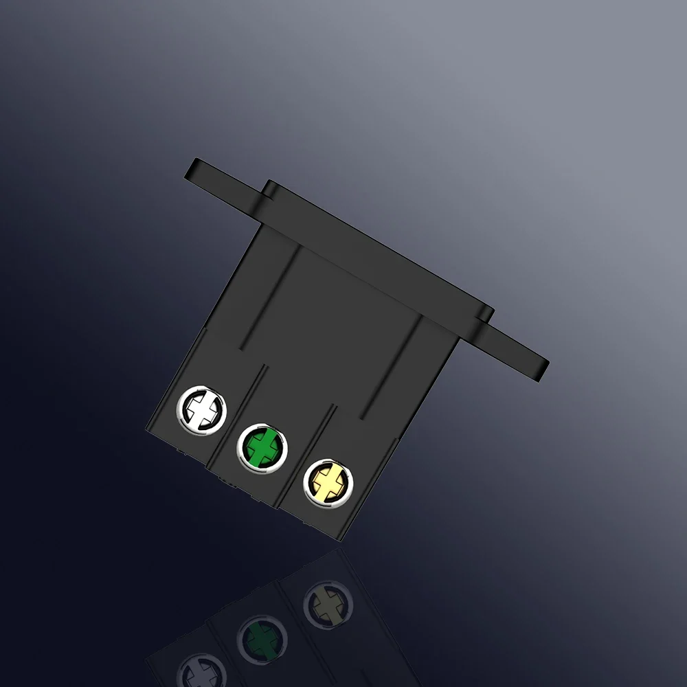 VIBORG VI06BR Розетка IEC из чистой красной меди с родиевым покрытием без припоя