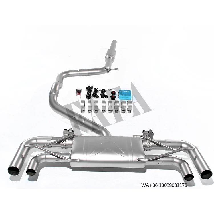 

For 1.4T 7 Car Exhaust System Middle and Tail Section High Performance Exhaust Pipe Electric Valve Muffler Exhaust