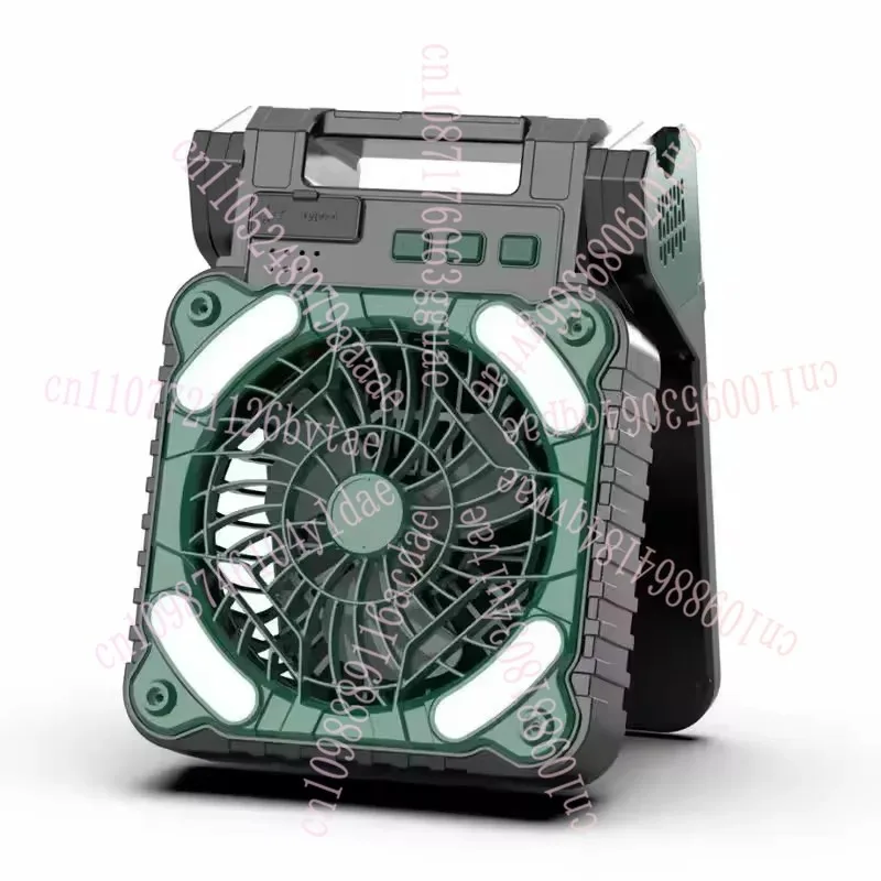 

Вентилятор для кемпинга Перезаряжаемый уличный вентилятор для кемпинга Складной мини-вентилятор с подсветкой