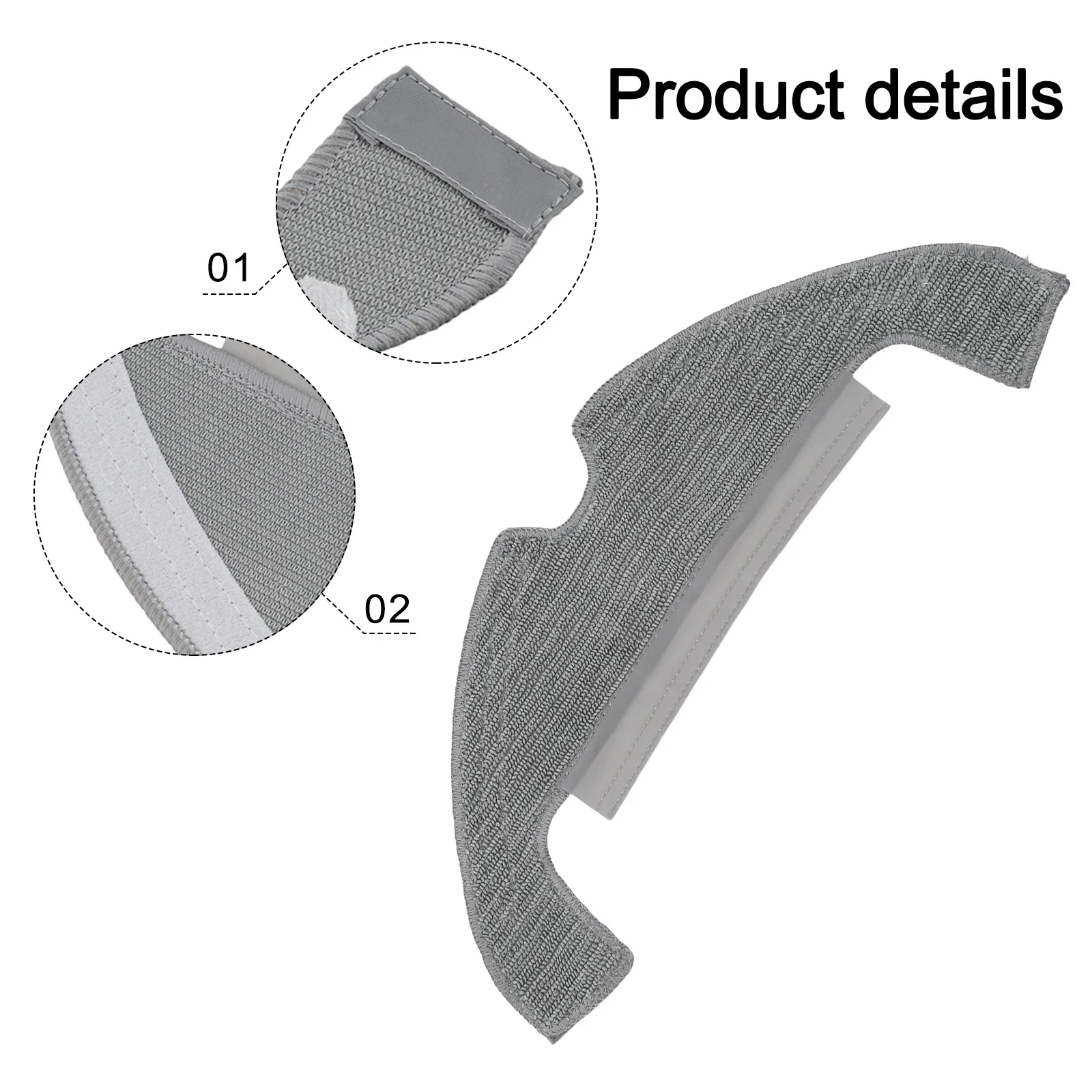 6 Piece Mop Cloth Set for D10 Plus Gen 2 D10 Plus Z10 Pro and For L10 Plus Robot Vacuum Essential Cleaning Accessory