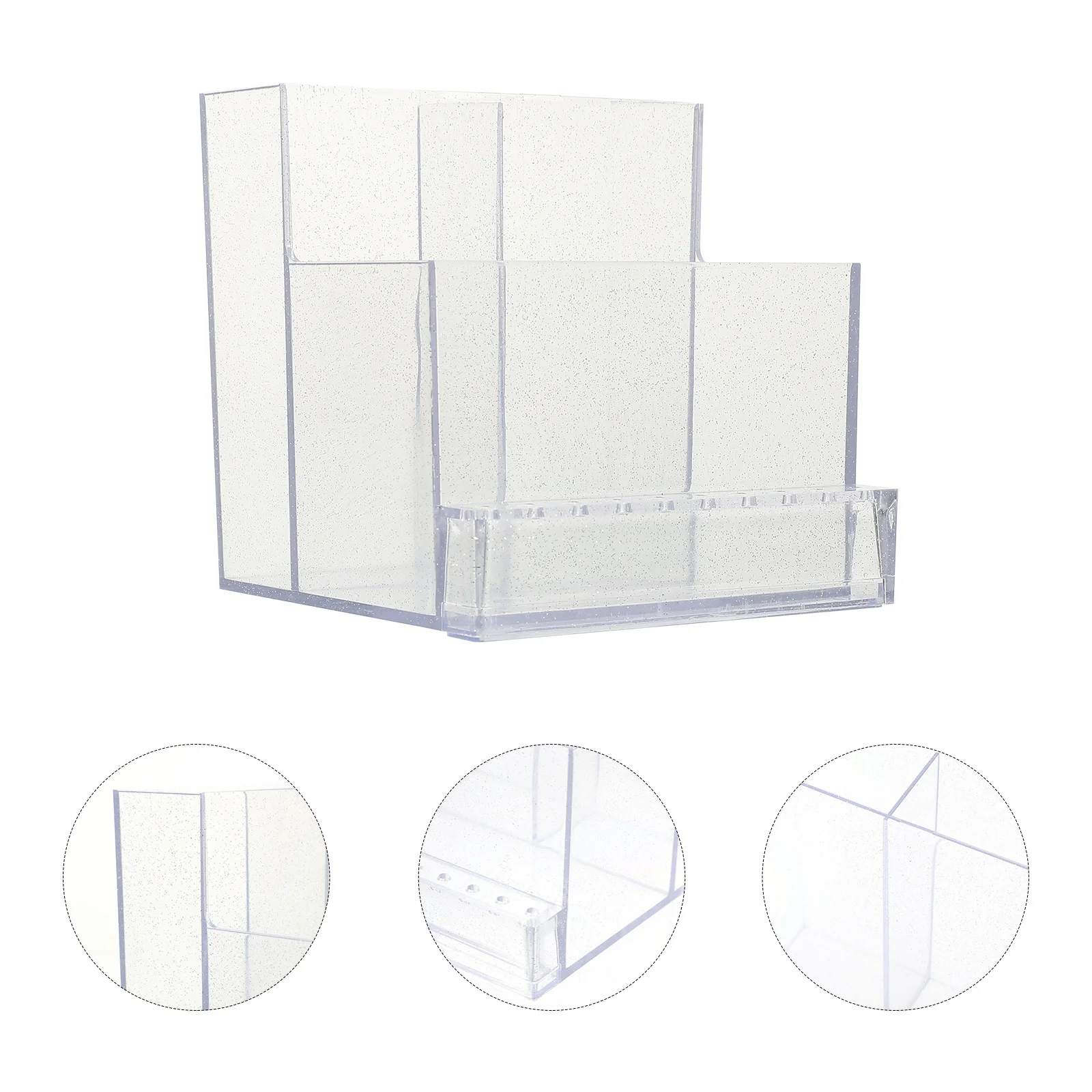 المهنية مسمار لقمة ثقب صندوق تخزين الغبار البلاستيك مسمار طحن رئيس المنظم الحال بالنسبة صالون المنزل مانيكير أداة حامل