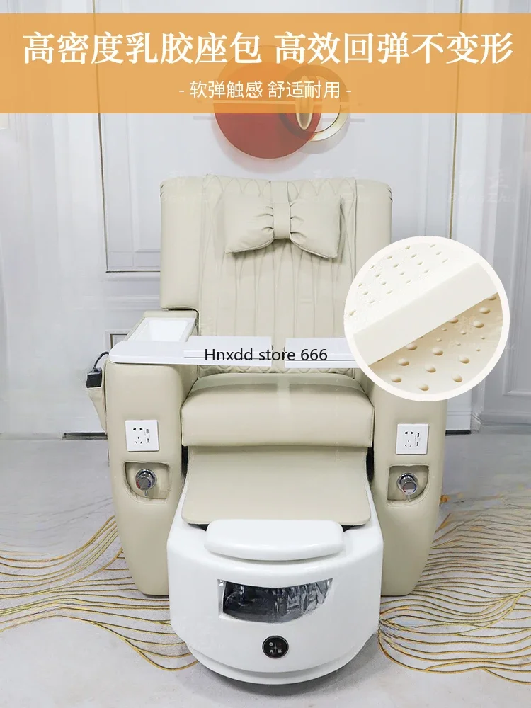 Foot and eyelash beauty Foot recliner Massage bed Electric integrated