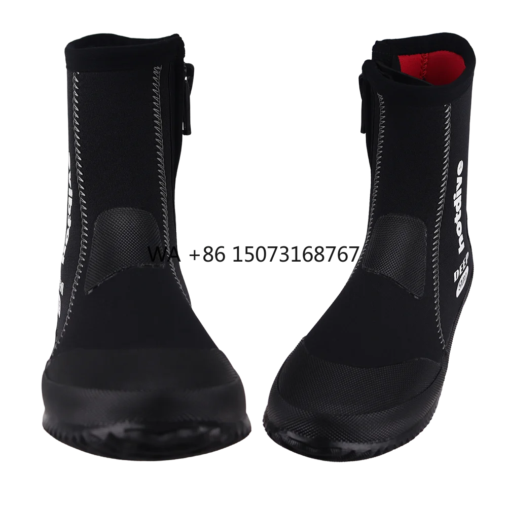 

5mm Waterproof Neoprene Wetsuit Shoes Swimming Surfing Diving Boots Rubber Boots