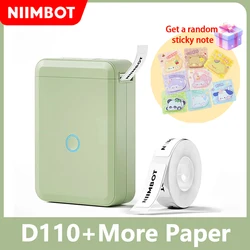 Nimbot Mini D110 Label Thermal Printer Portable Uv Self-Adhesive 2Roll  White Stickers Printer For Tag Price Printer Without Ink