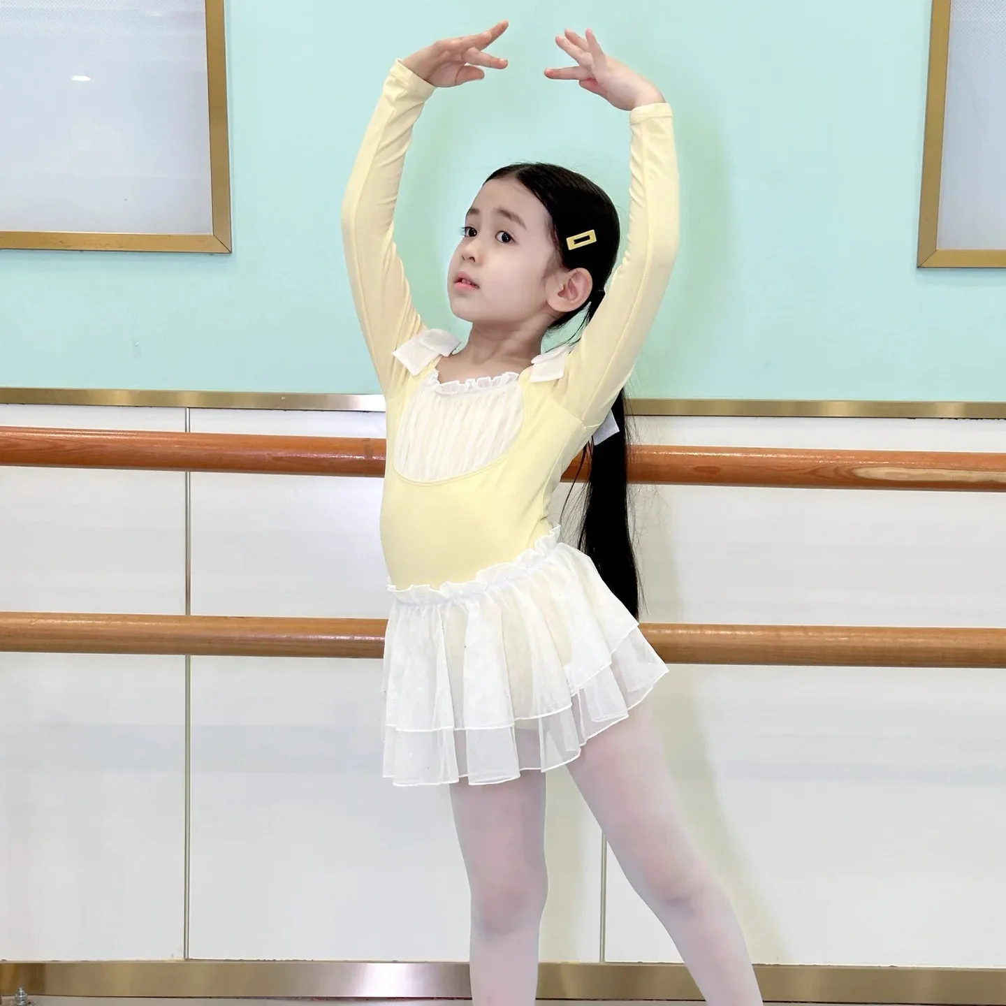 子供ダンス衣装バレエレオタード女の子スカートダンス衣装ステージ衣装プリンセスドレス女の子のためのプロのバレエチュチュ