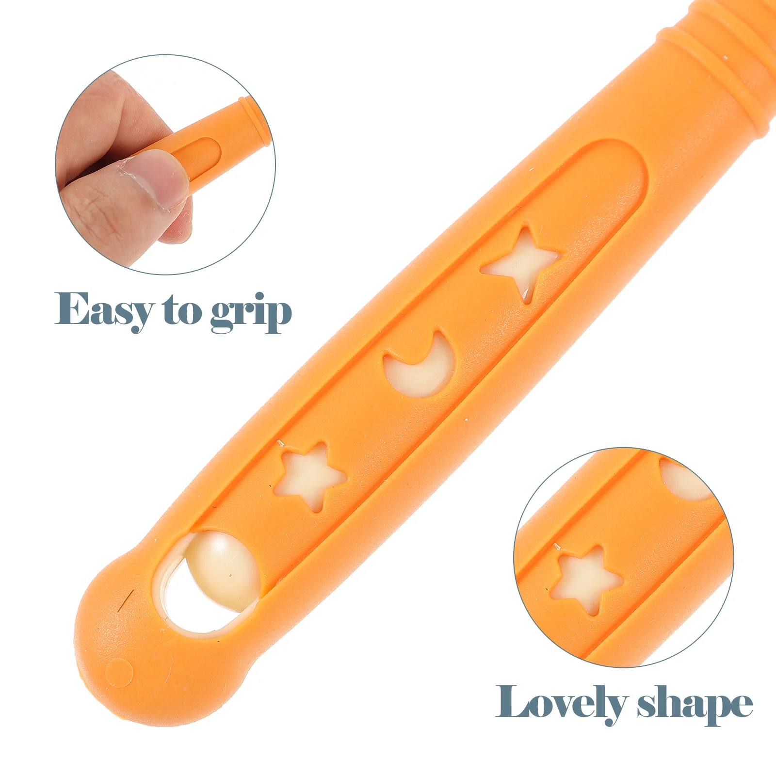 2 Pcs Baby Toothbrush Flexible Manual Toothbrushes Set Oral Cleaners Silica Gel Handheld Kids Funny