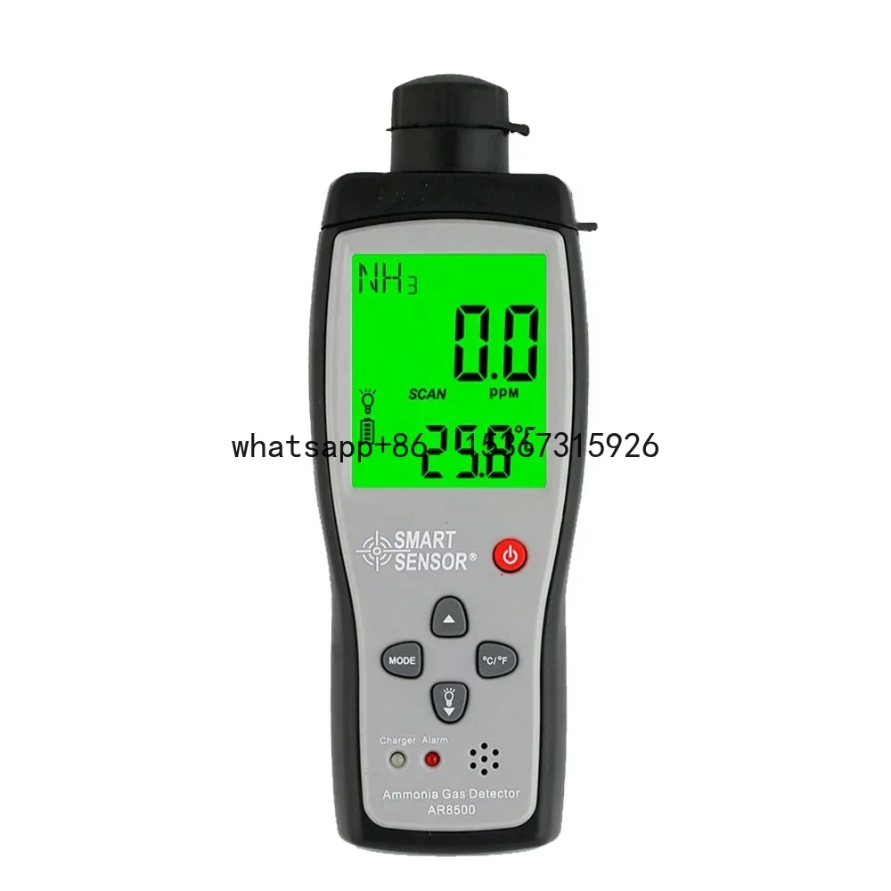 Smart Sensor AR8500 Portable Handheld Ammonia Gas Detector NH3 Gas Analyzer AR-8500