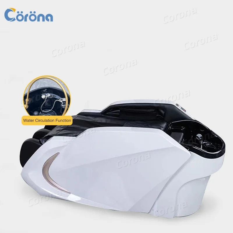 Multifunctional Luxury Hair Salon Furniture Headspa Shampoo Bed Electric Full Body Massage Hair Washing Chair