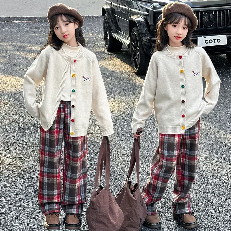 

Old2025 Spring And Autumn Old Puppy Embroidered Cardigan Sweater Temperament Versatile High Quality Fashion