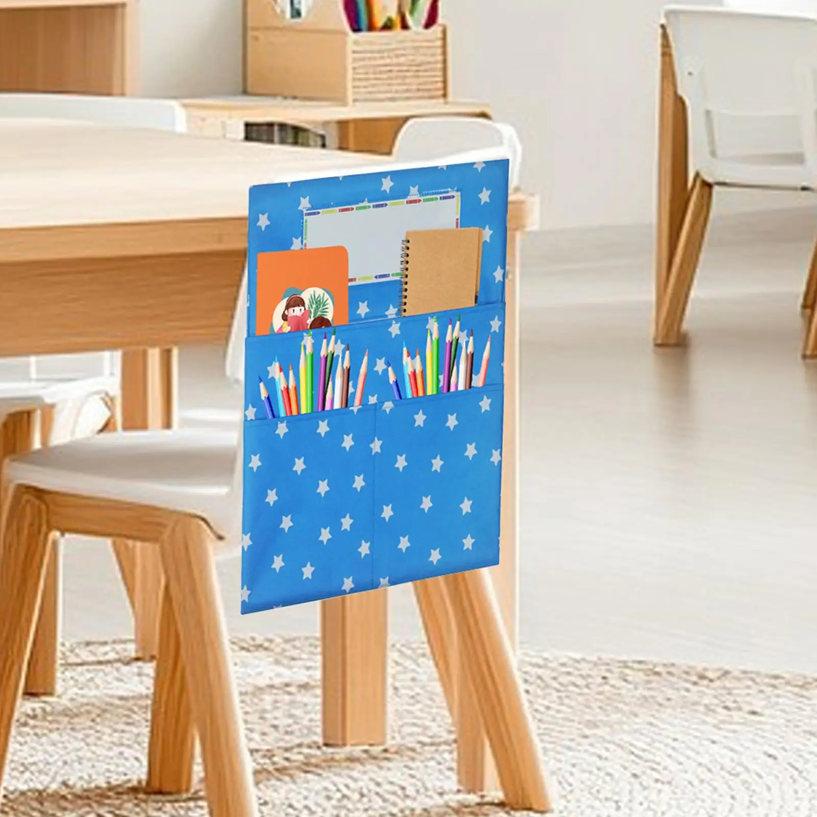 جيوب المقعد لكراسي الفصول الدراسية وحقائب الكراسي وجيب لإدارة الفصول الدراسية وحقائب تنظيم مستلزمات القراءة للأطفال والطلاب