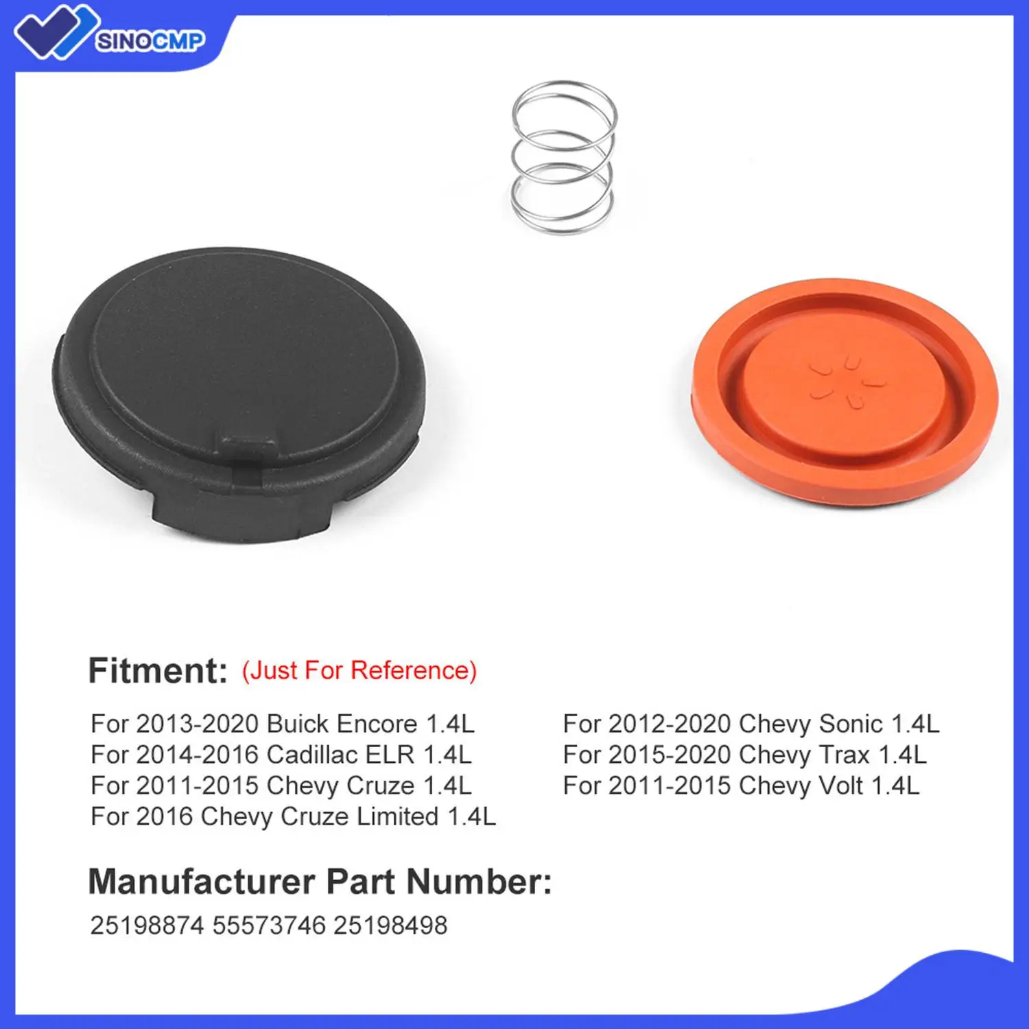 

Valve PCV Cover Repair Kit Membrane Engine Camshaft Valve Cover 25198874 55573746 For Chevrolet Cruze Sonicc Encore ELR Trax