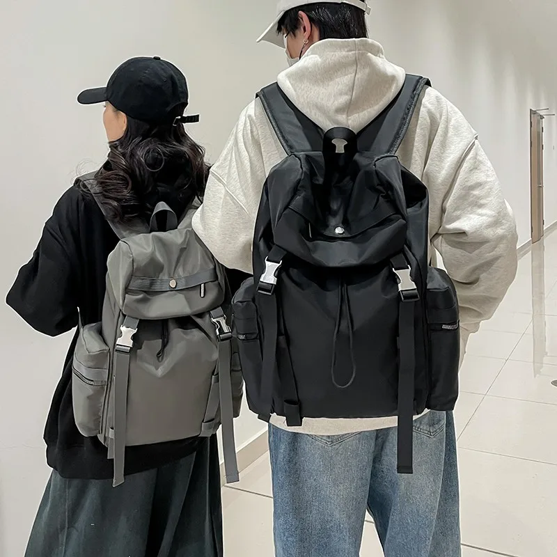 

Lawaia Neutral Casual Backpack for School Teen Aesthetic Backpacks Plain Bagpack Backpaxk Waterproof Backpacks Bookbag