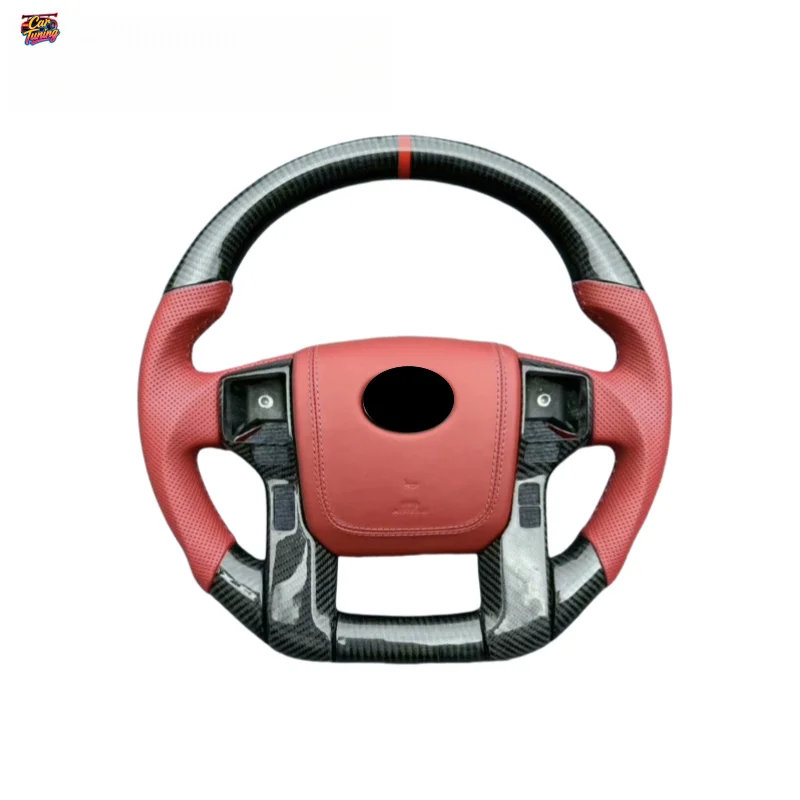 For Toyota Prado Overlord Cool Roadster Ruizhi Sport Flat Bottom Carbon Fiber Steering Wheel Customization