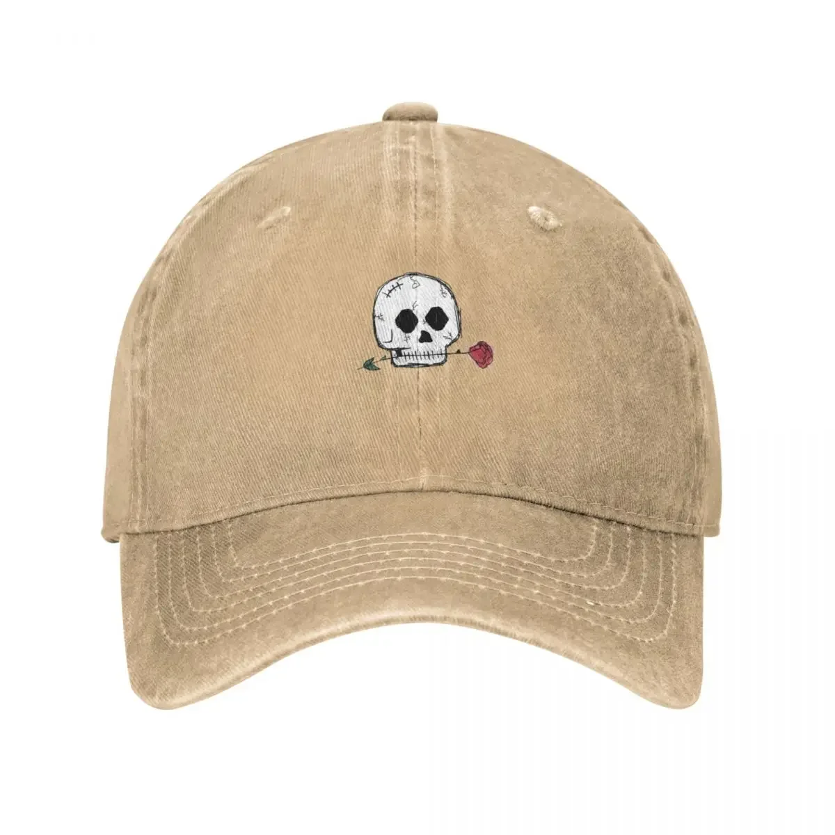 Rose Skull Cowboy Hat Luxury Hat hiking hat Cap Female Men'S