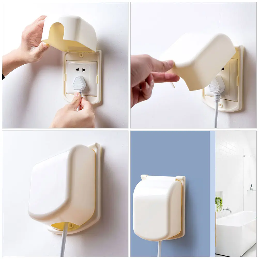 

2 шт. термостойких защитных заглушек для электрических розеток, безопасные накладки для внутренних настенных розеток, защита от детей