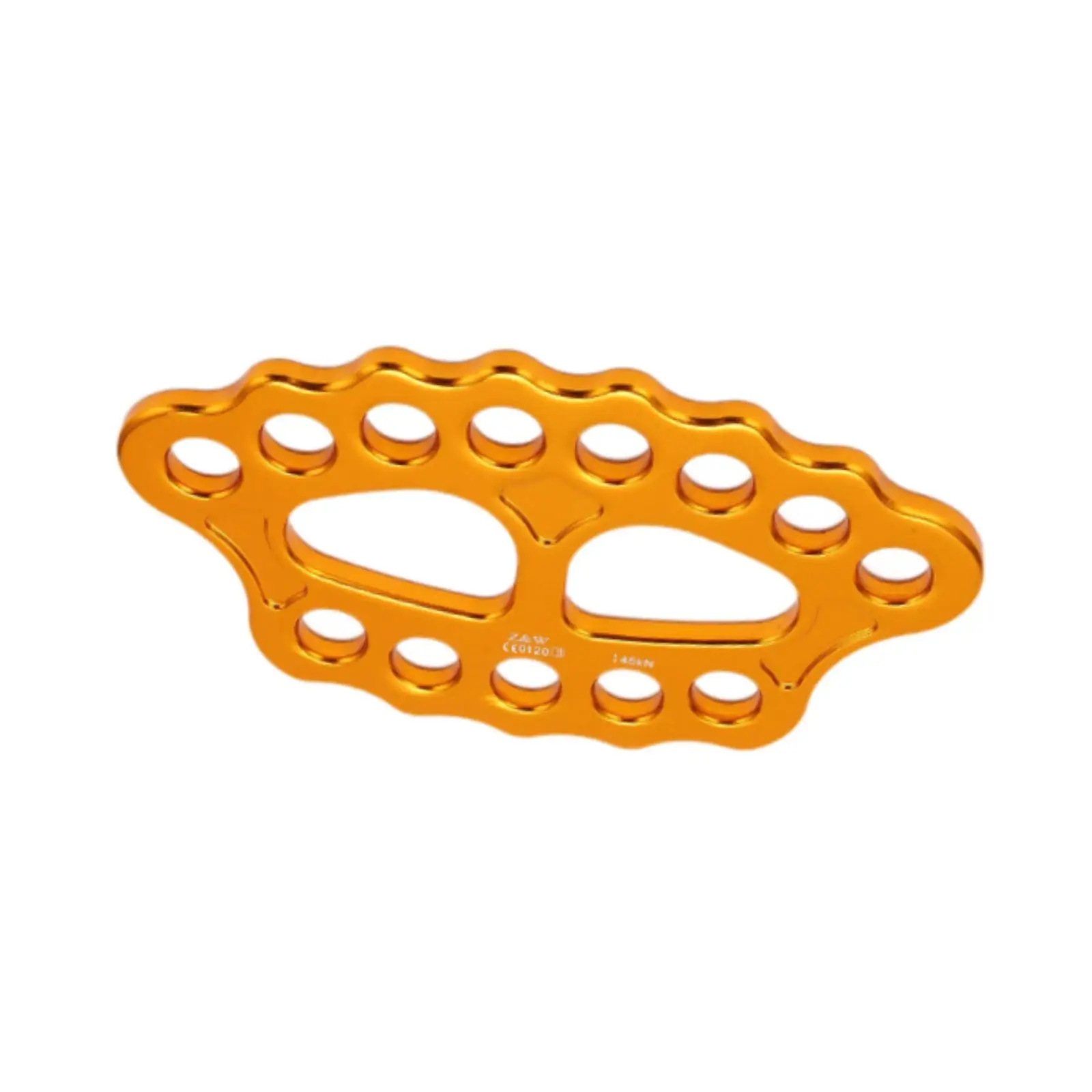 

Climbing Rigging Plate Multiple Anchor Plate Sturdy Lightweight Paw Rigging Plate Aluminum Alloy for Outdoor Climbing Hammock