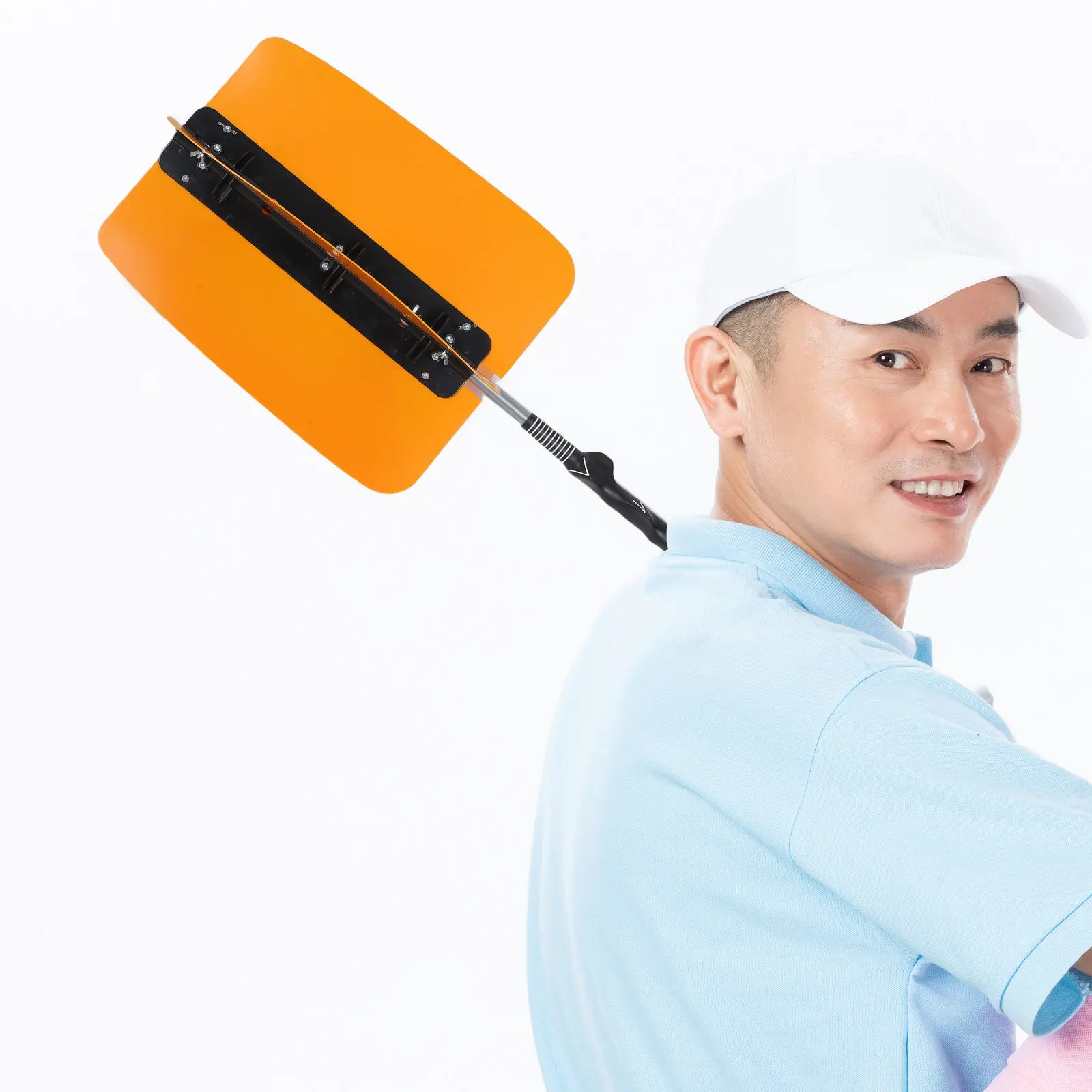 

Golf Swing Training Aid Adjustable Wind Resistance Portable Fan Enhance Swing Stability Strength Realistic Wind Practice Tool