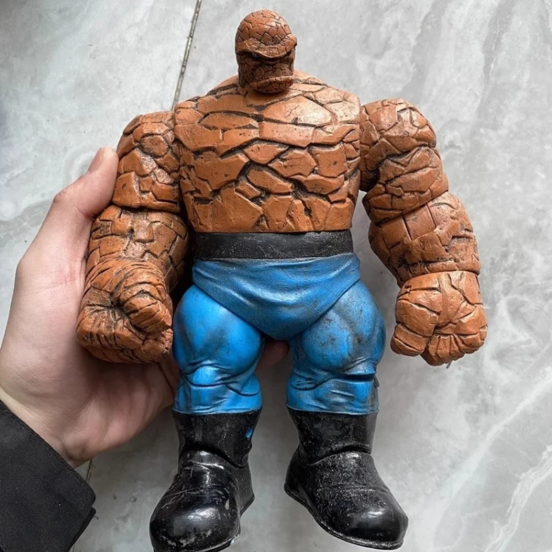 Pvc 8 Inch Genuine Action Figure Marvel Series Dst Fantastic Four Thing Toys Handmade Model Xmas Collection Doll Kid Toy Gift