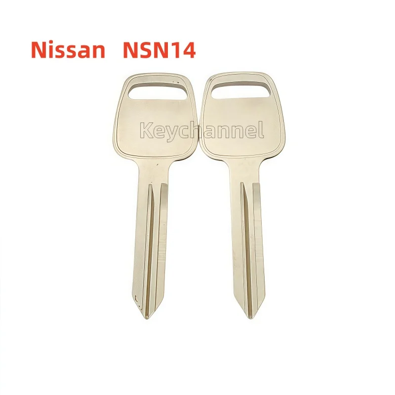 พวงกุญแจ 5pcs Uncut โลหะรถใบมีด NSN14 Solid Key BLANK สําหรับ Nissan Teana Tiida Sunny Altima Tida SentraNavara NV200 Juje