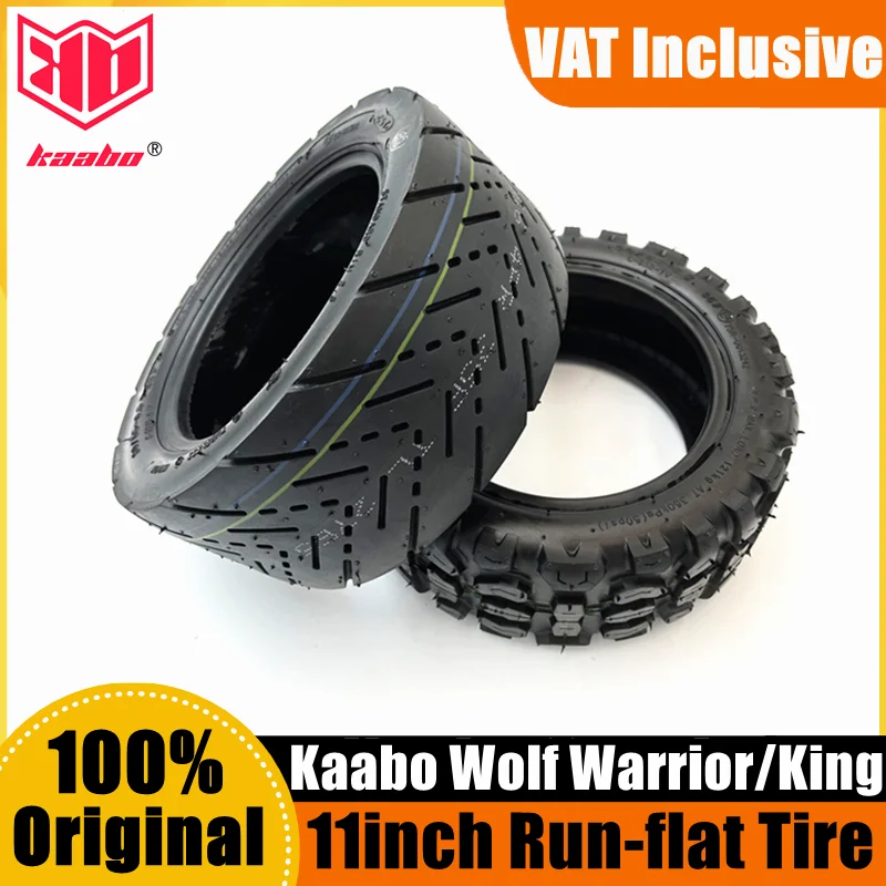 Original New 11inch Run-flat Tire Part For Kaabo Wolf Warrior King GT Improved Puncture-proof Tube Punture Proof Tyre Accessorie