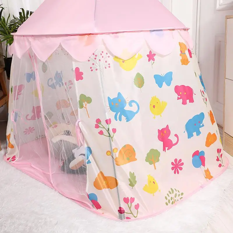 Praktisches tragbares Outdoor-Kinderzelt für Jungen und Mädchen, für drinnen und draußen, Spielzeug, Spielhaus, Kinderspielhaus, Stoffkonstruktion