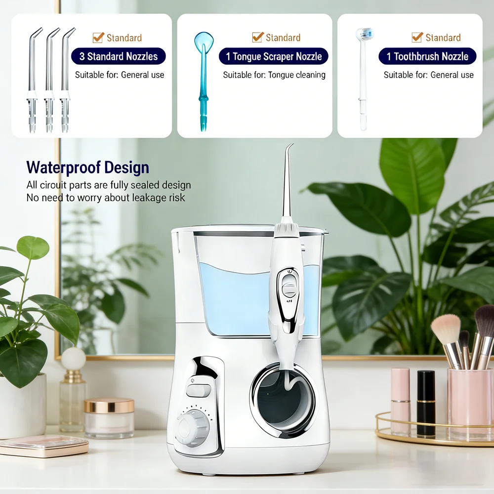 800ml-electric-oral-care-irrigator-10-modes-countertop-water-flosser-teeth-cleaner-device-with-5-replacement-nozzles