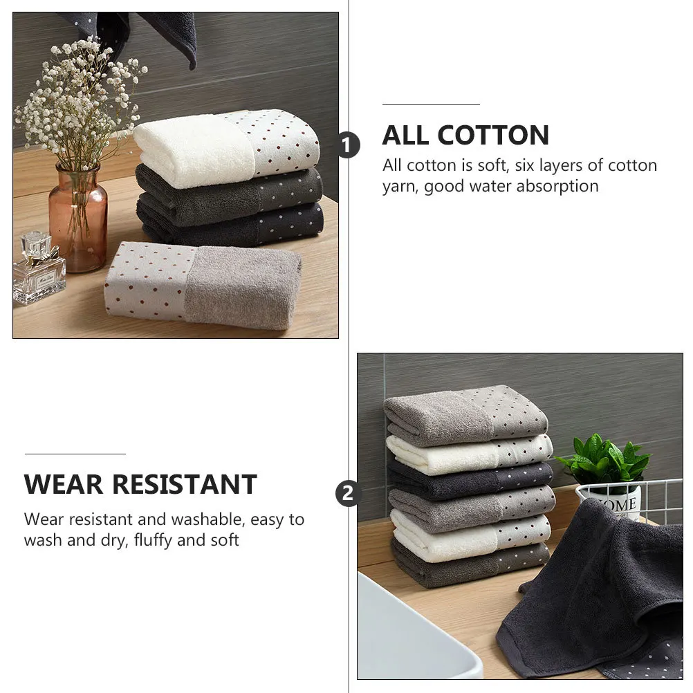 

4Pcs Pure Cotton Facial Towels Soft Six Layer Household Washcloths Absorbent Breathable Face Cleansing Towels Bathroom Face Bath