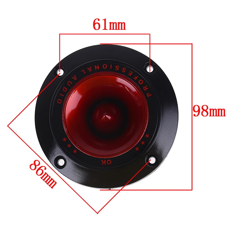 Altavoz de audio piezoeléctrico tweeter para altavoz subwoofer, sonido de escenario DIY