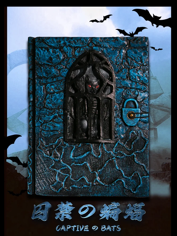 A5 Size 3D Embossed Hand Account, Notebook, High Appearance Diary Book  Magic Gift To Male Cultural And Creative