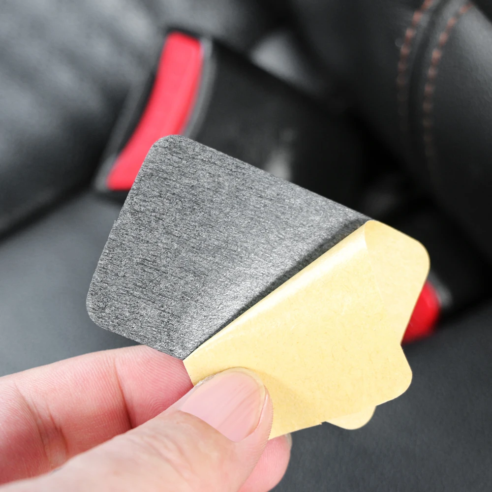 Car Safety Belt Buckle Anti-collision Sticker Pad For MG HS ZS MG6 MG5 EHS 2021 MG3 MG7 GT GS Hector ZX EZS