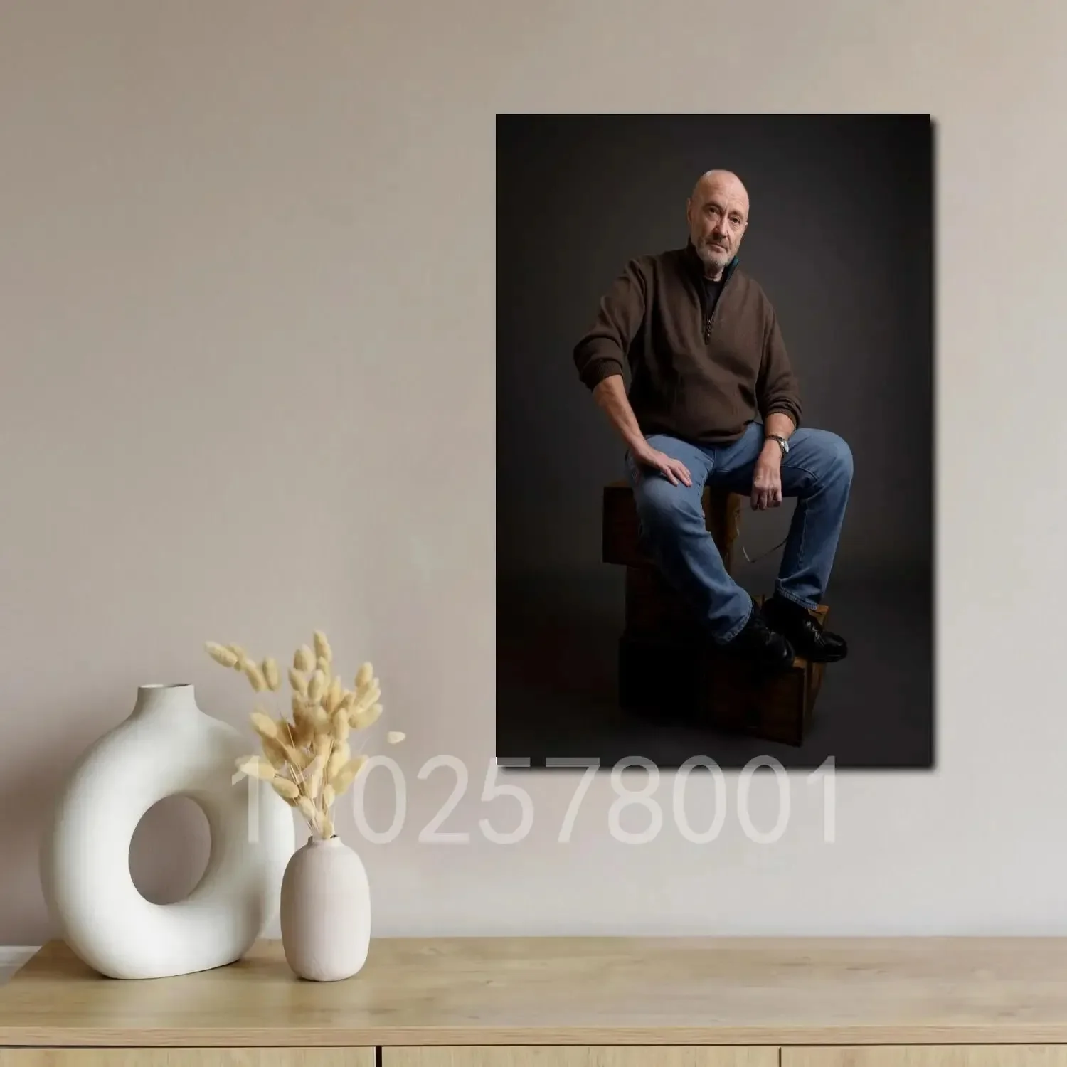 Phil Collins Singer Canvas Art Poster and Wall Art Picture Print Modern Family Bedroom Decor Posters Room Decor Aesthetic