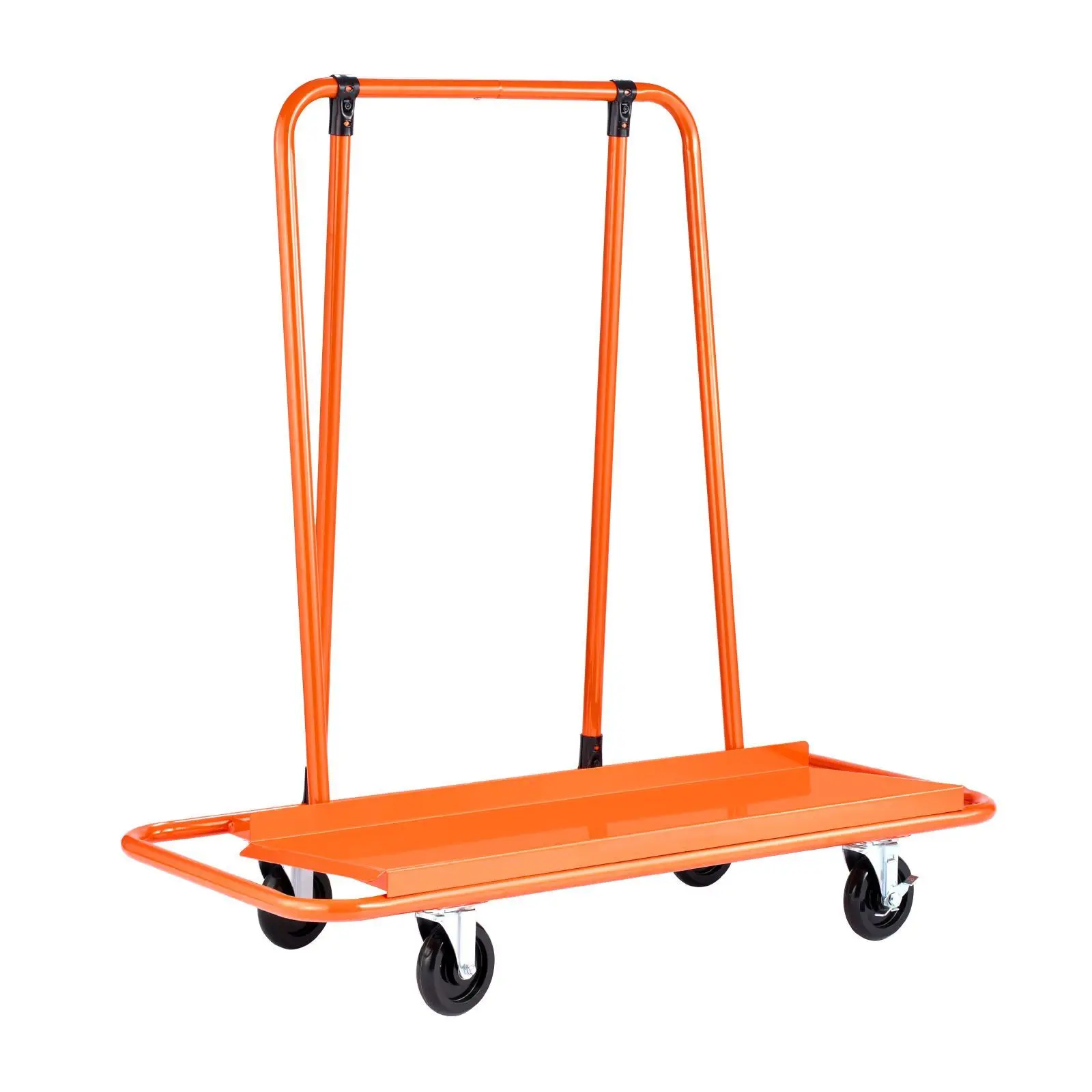 

1800 lbs Drywall Cart Dolly with 4 Swivel Casters Heavy Duty Steel Panel Truck for Plywood Plasterboard Glass