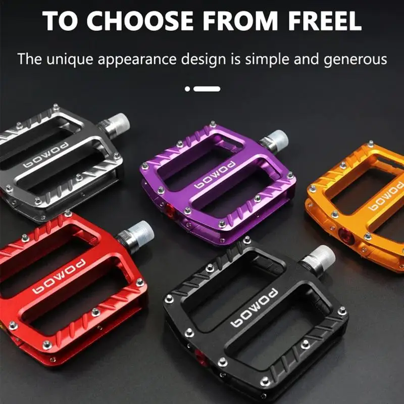 LED Light Bicycle Pedal Rechargeable Waterproof Bicycle Pedals Aluminum Road Bike Pedals Rechargeable Waterproof Bicycle Pedals