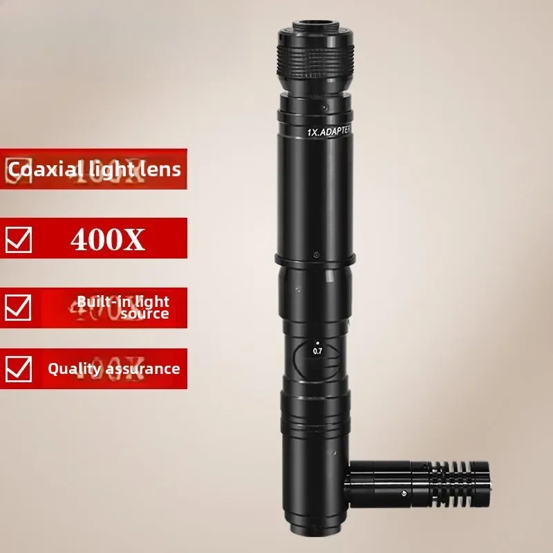 New high-power coaxial light microscope lens, LCD glass ITO detection microscope head