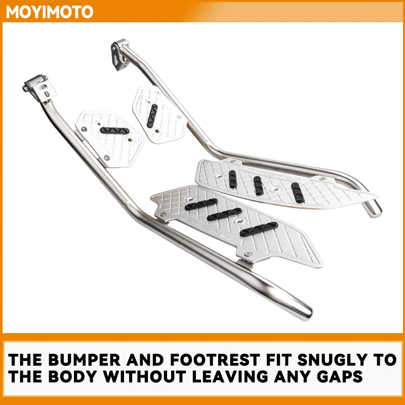 وسادات قدم للدراجات النارية لـ PCX160 2025 لوحة أوتاد أمامية وخلفية باستخدام الحاسب الآلي وسادة دواسة القدم ملحقات مسند قدم مقاوم للانزلاق لهوندا pcx160