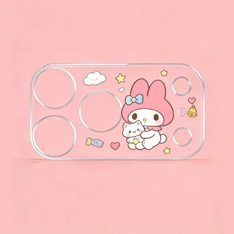 Cate 3D Cartoon HD Glass Camera Lens Protector For iPhone 17 Pro Max 17 Pro Cute Hello Kitty Kuromi Lens Screen Protectors Film - view 6