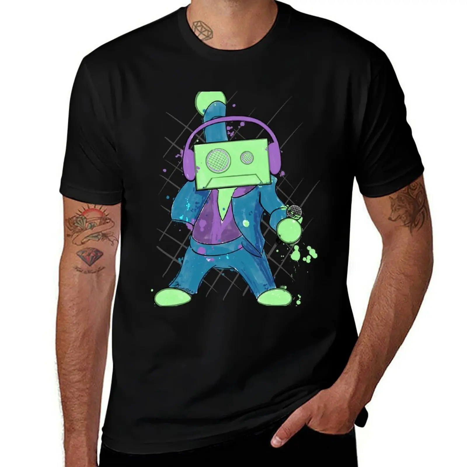 

Disco Tapes T-Shirt mens graphic t shirts man t shirts high quality luxury brand man t shirts cotton T-Shirt