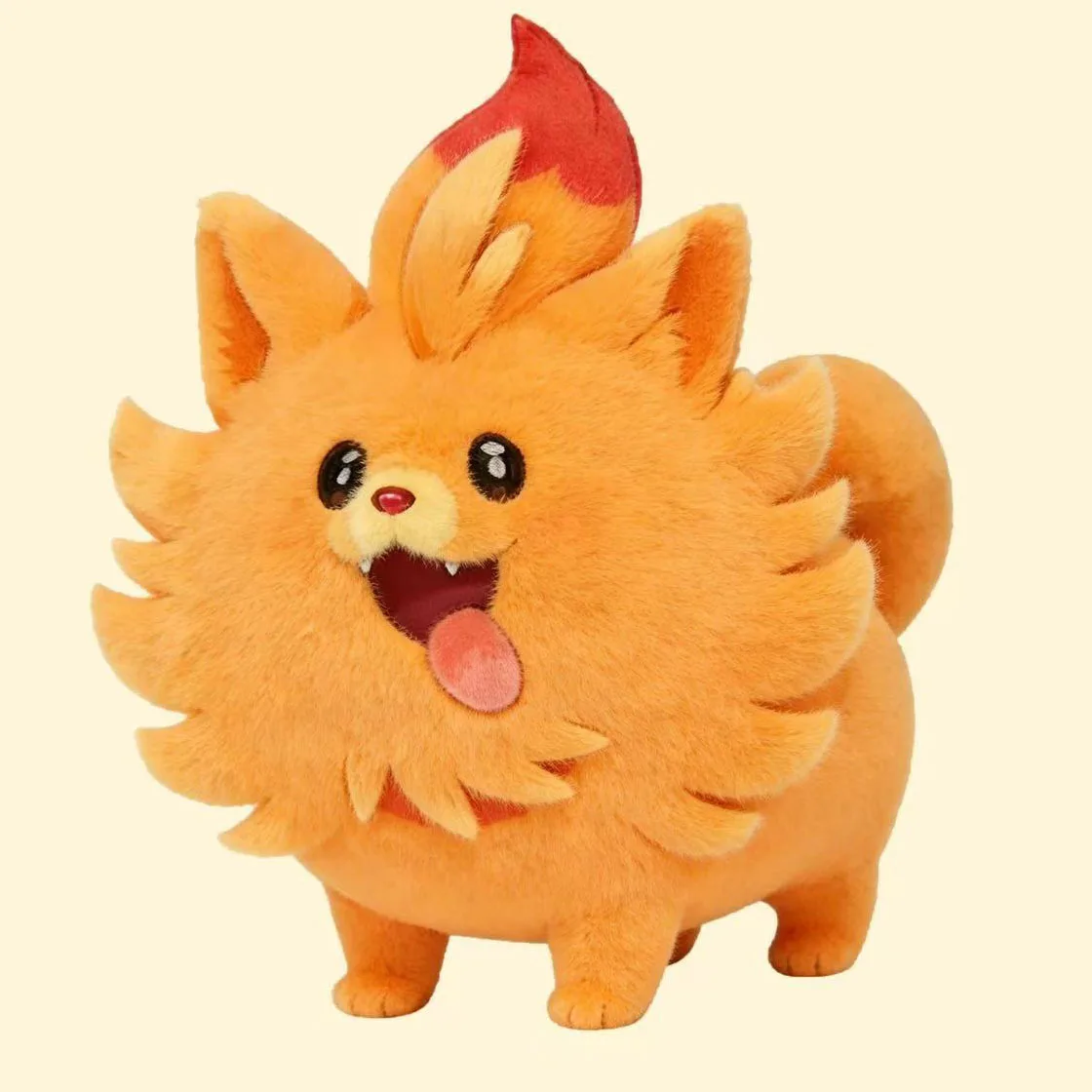 

25cm New Pokemon Pombon Plush Toys Cute Stuffed Plushie Toys Cartoon Stuffed Anime Dog Doll Xmas Gift for Kids