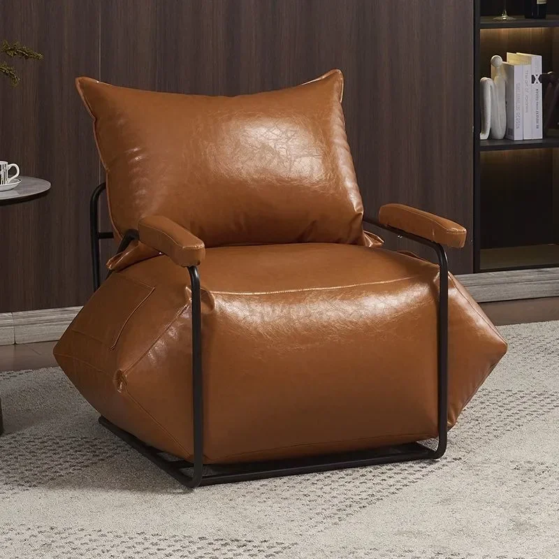 

Nordic Lazy Sofa Chaise Lounge Living Room Luxury Rest Bean Bag Chaise Lounge Balcony Waterproof Wear-resistant Home Furniture