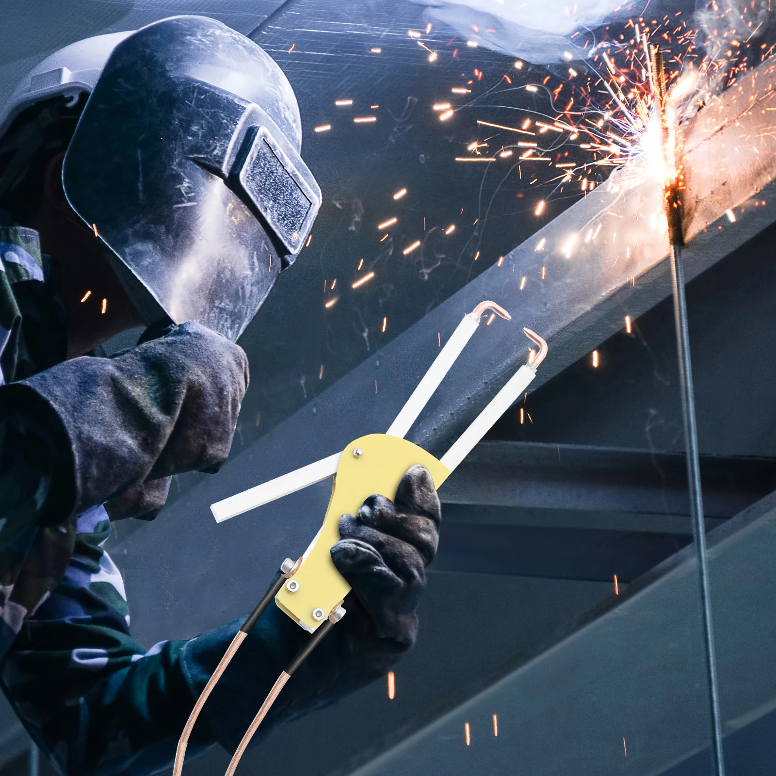 

For Welding Pen Sheet Repair 4.84 Inch Portable Spot Welder Machine Tongs Butt Welding Gun
