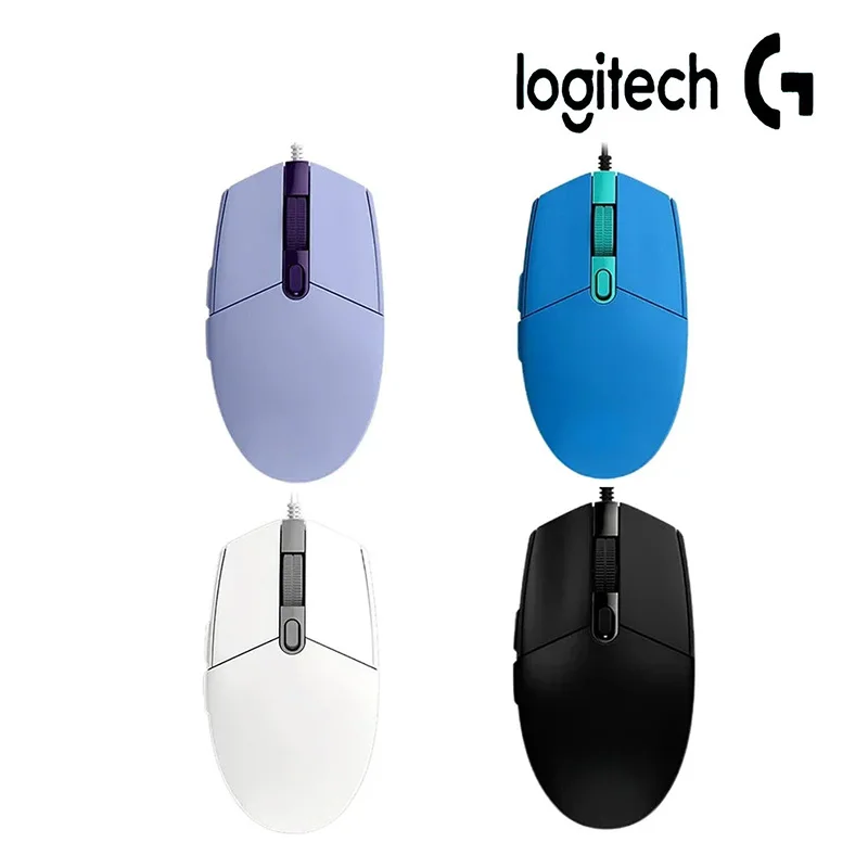 Logitech G102 second generation wired mechanical button gaming mouse for chicken game RGB game