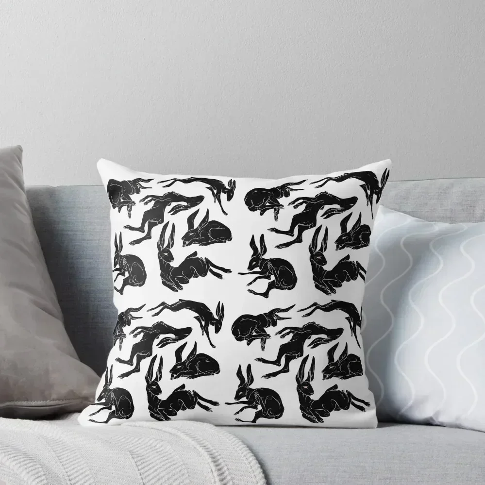 

Black Rabbit of Inle Throw Pillow bed pillows Cushions Cover christmas decorations 2025 Christmas Covers For Cushions pillow