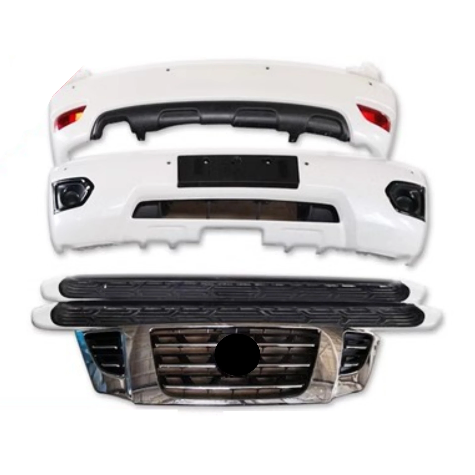 Front Rear Bumper Side Pedal Grille Grill Grid Radiator for Nissan Patrol Y62 Body Kit Surround Auto Accessories