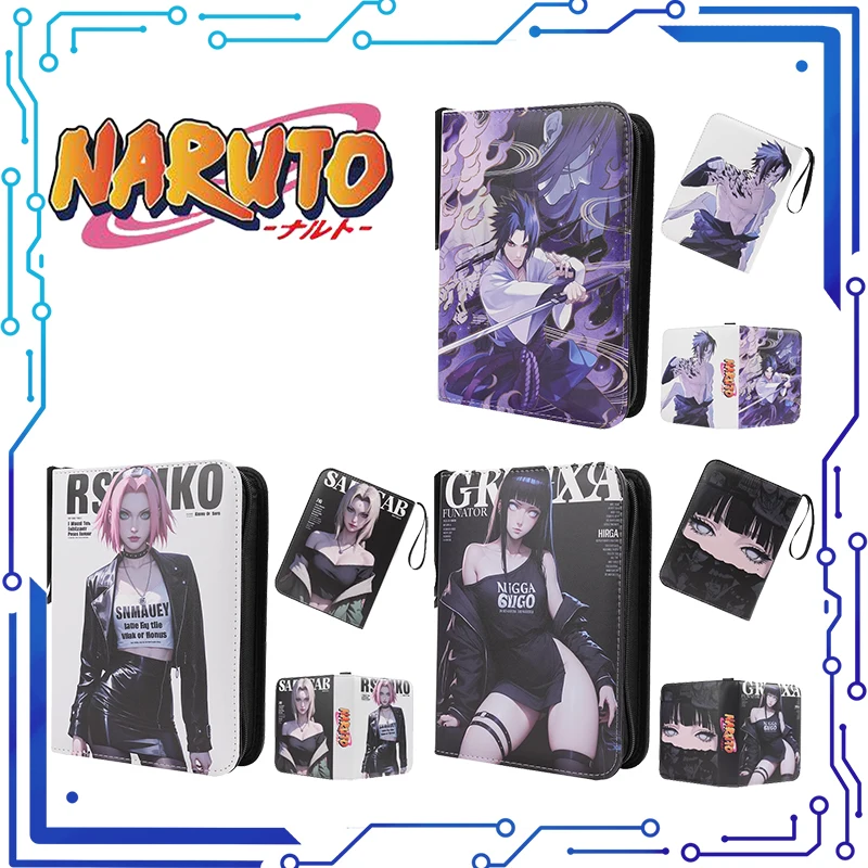

Naruto Card SleeveUzumaki Naruto Tsunade Hyuga Hinata Collection Album Large Capacity Decoration Wallet Gifts Presents Fashion