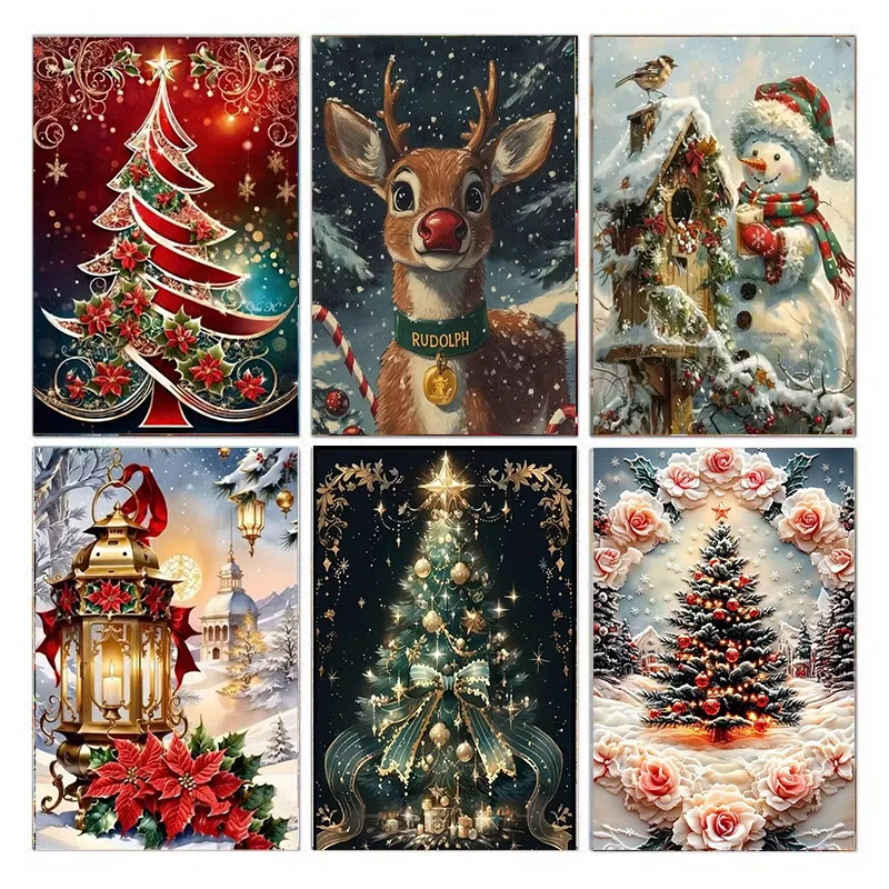 

AB diamond painting, Christmas tree, 5D diamond painting, diamond painting kits for adults and beginners, DIY diamond painting