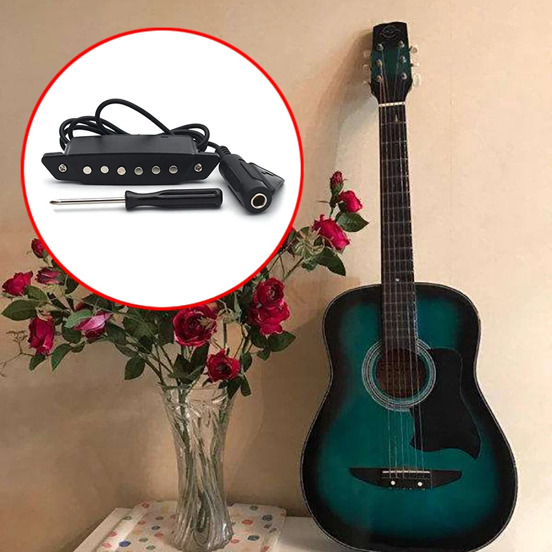 

Акустическая гитара, профессиональный звукосниматель с звуковым отверстием, аксессуар для хамбакера для A-810, звукосниматель для Skysonic Guitar